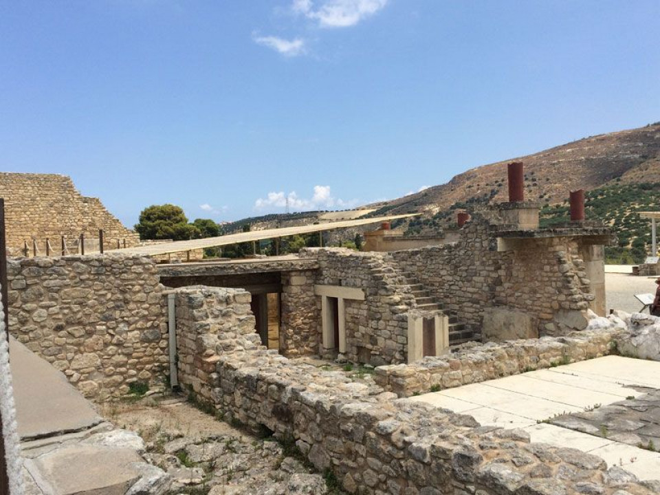 Estancias, del Palcio de Knossos, Creta