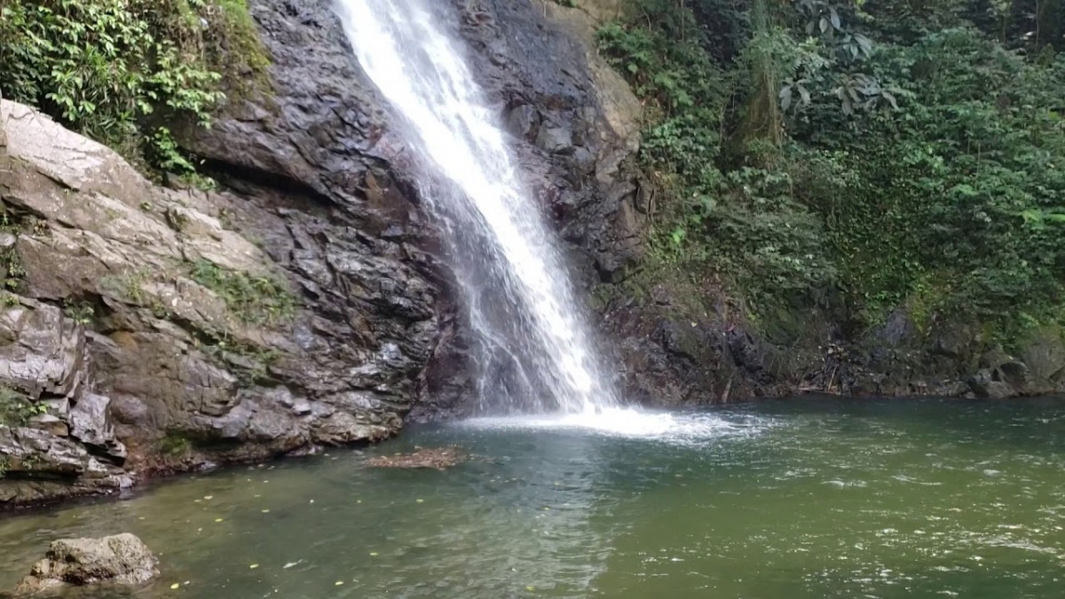 Cascada de Biausevu, en Sigatoka, Isla Viti Levu Fiji