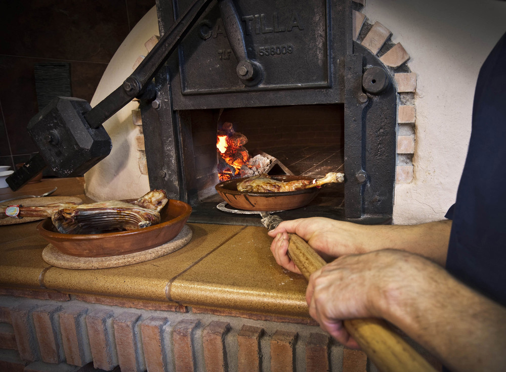 Lechazo asado  Aranda