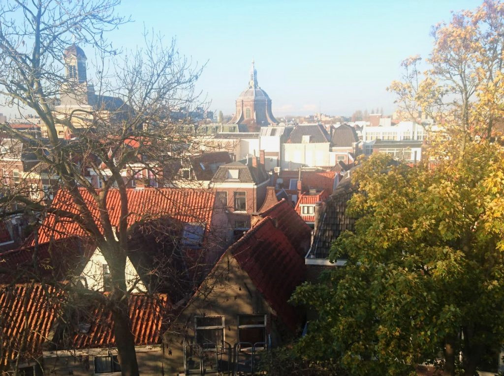 Leiden desde el mirador del fuerte