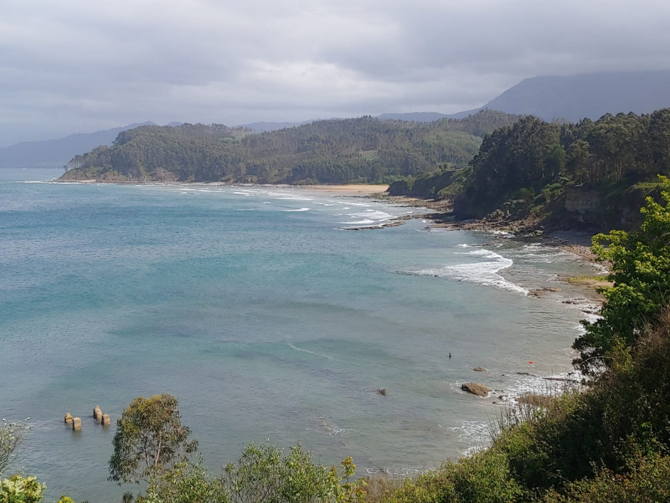 Costa de los Dinosaurios, vista desde Lastres (Asturias)