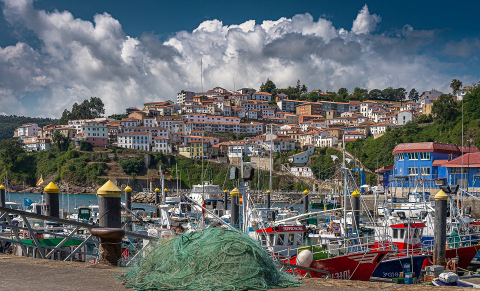 Lastres, Asturias, pueblo pesquero bello y pintoresco