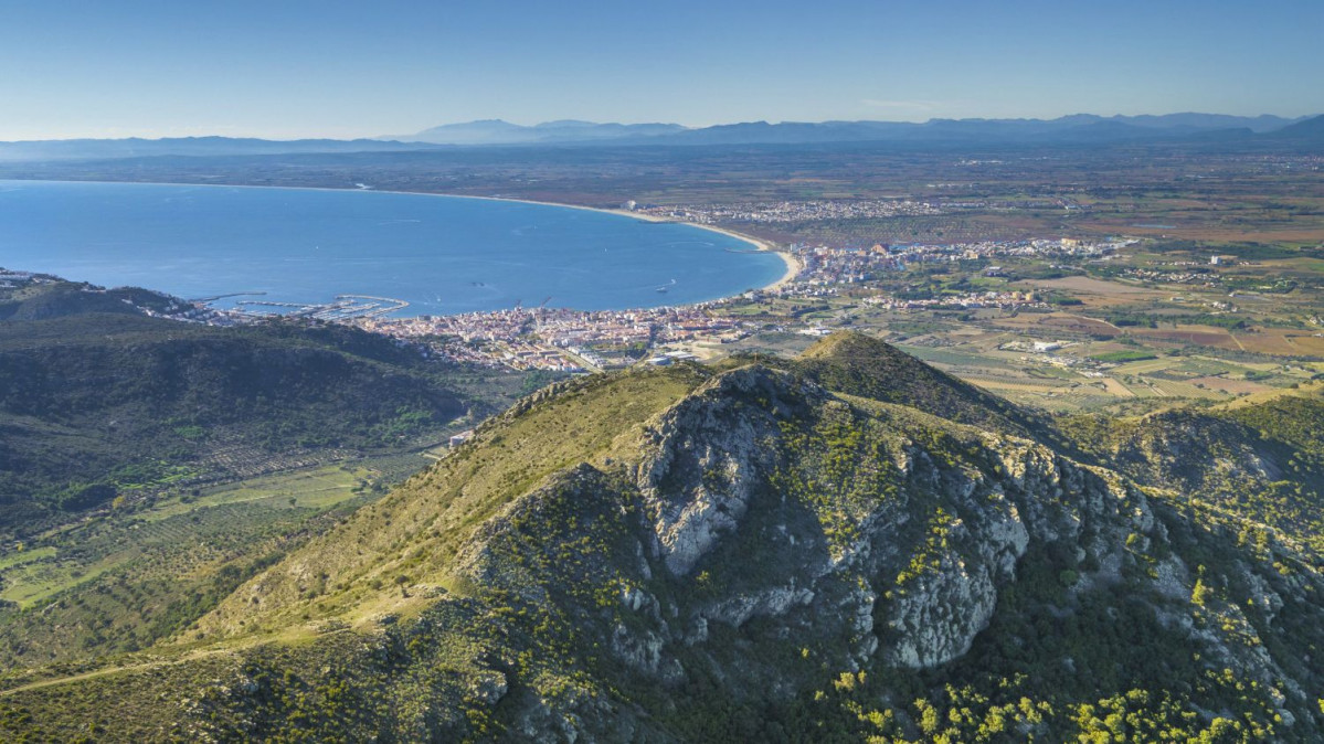 Roses Panoru00e1mica, mirador Pic de lu2019u00c0liga.