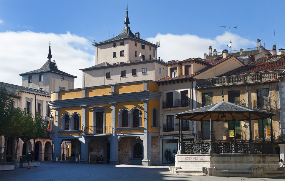 Aranda del Duero, Plaza del Trigo  foto Miguel Angel Munoz Romero