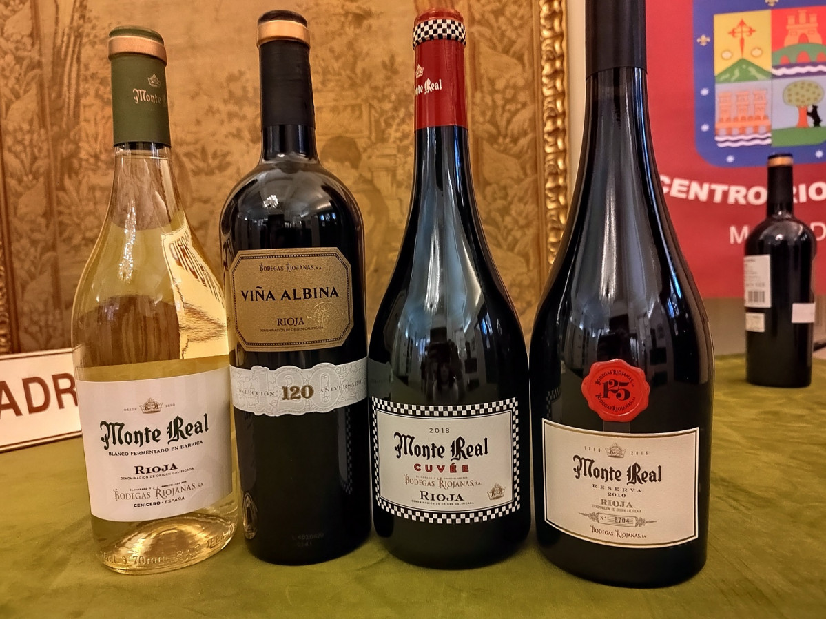 Los cuatro vinos de Bodegas Riojanas de la cata