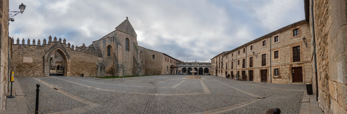 Burgos, Monasterio de las Huelgas Patio 1654