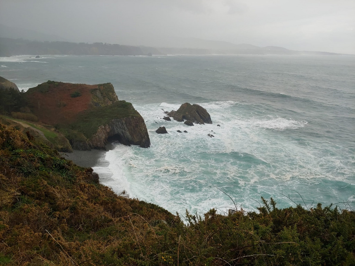 Acantilados de Cabo Busto Valdu00e9s, Asturias