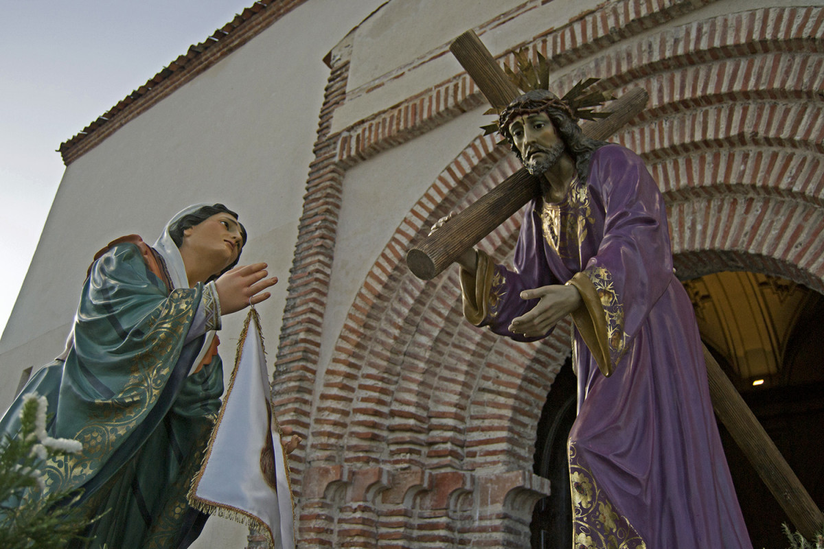 Semana Santa de Cuellar14 El Encuentro con la Veru00f3nica