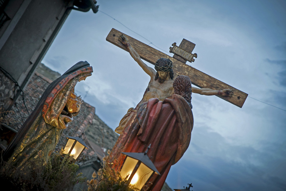 Semana Santa de Cuellar17 Jesus en el Huerto de los Olivos