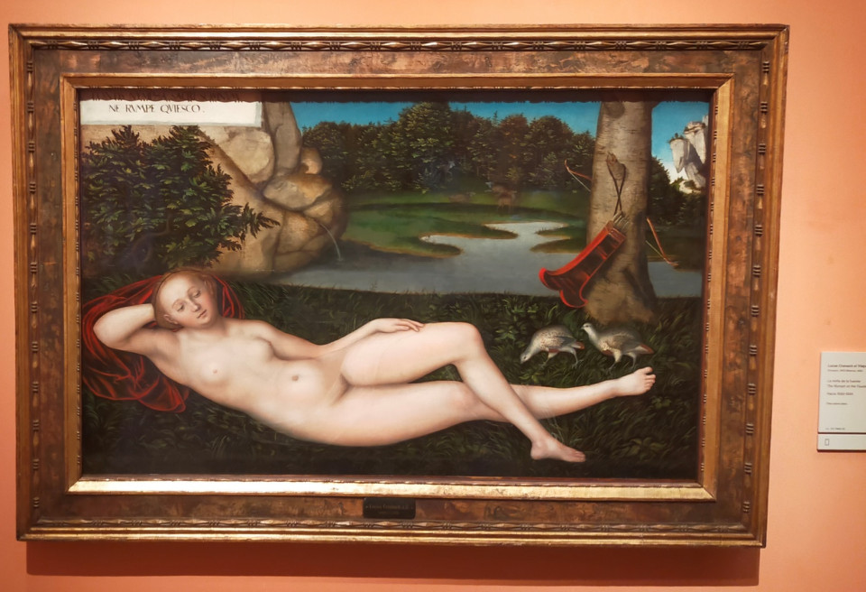 Lucas Cranach el Viejo. La ninfa de la fuente