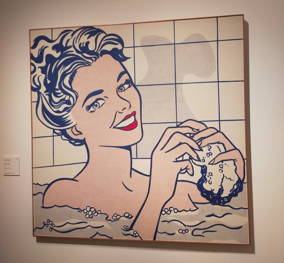 Roy Lichtenstein. Mujer en el baño