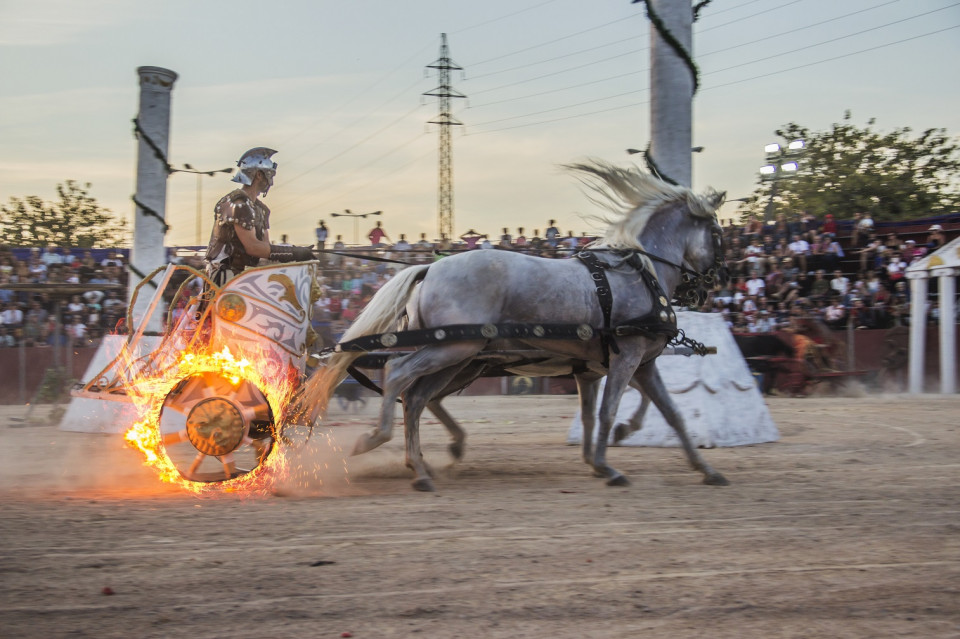 Carreras de bigas de fuego