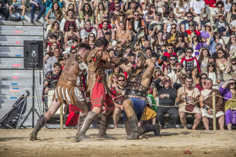 Lucha de gladiadores