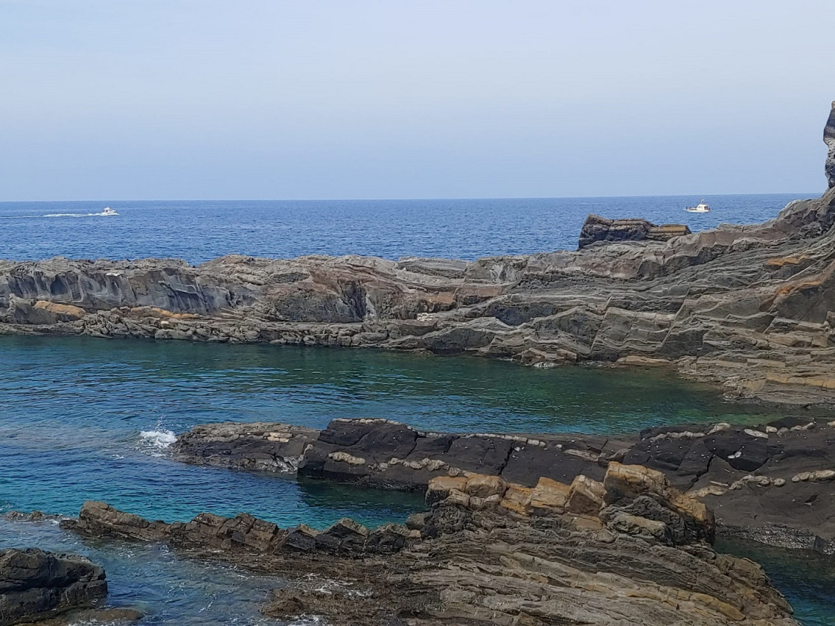 Mirando al mar desde Ribadesella, Asturias