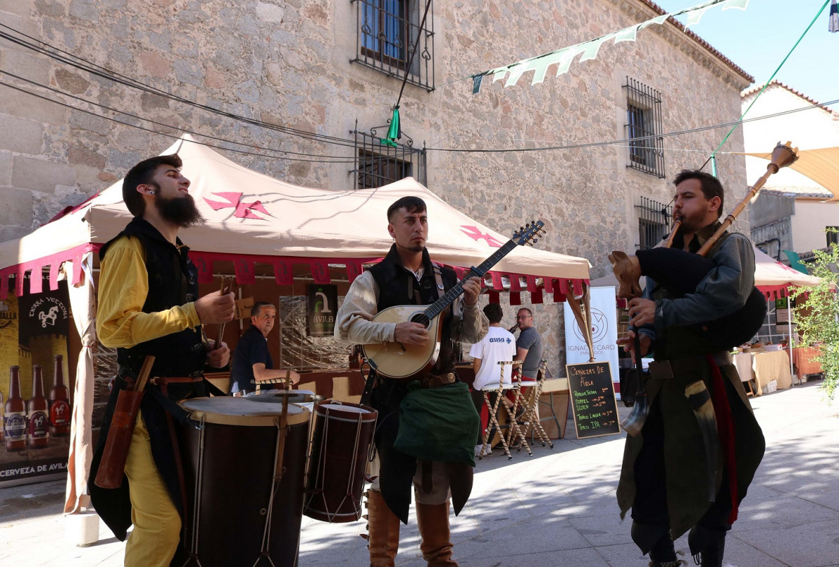 Mercado medieval de avila musicos