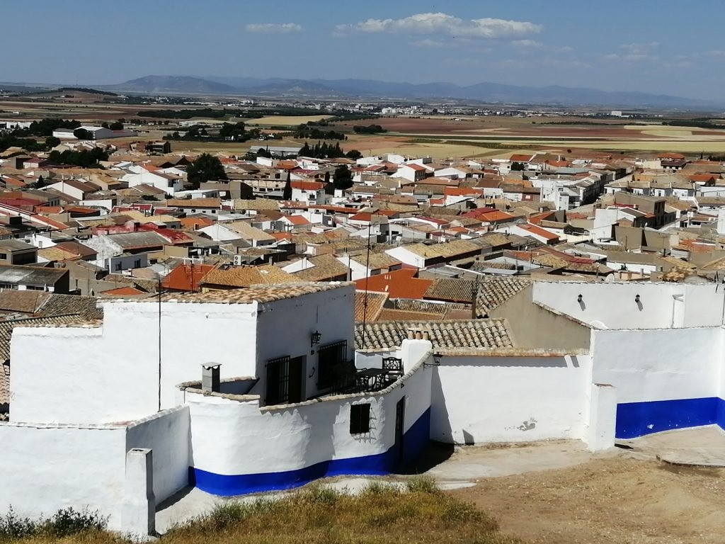 Vistas panoru00e1micas del barrio del Albaicu00edn desde la Sierra de los Molinos.