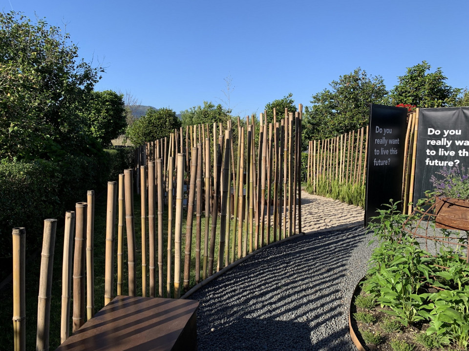 Composicion artistica del Concurso de Jardines de Ponte de Lima 2022