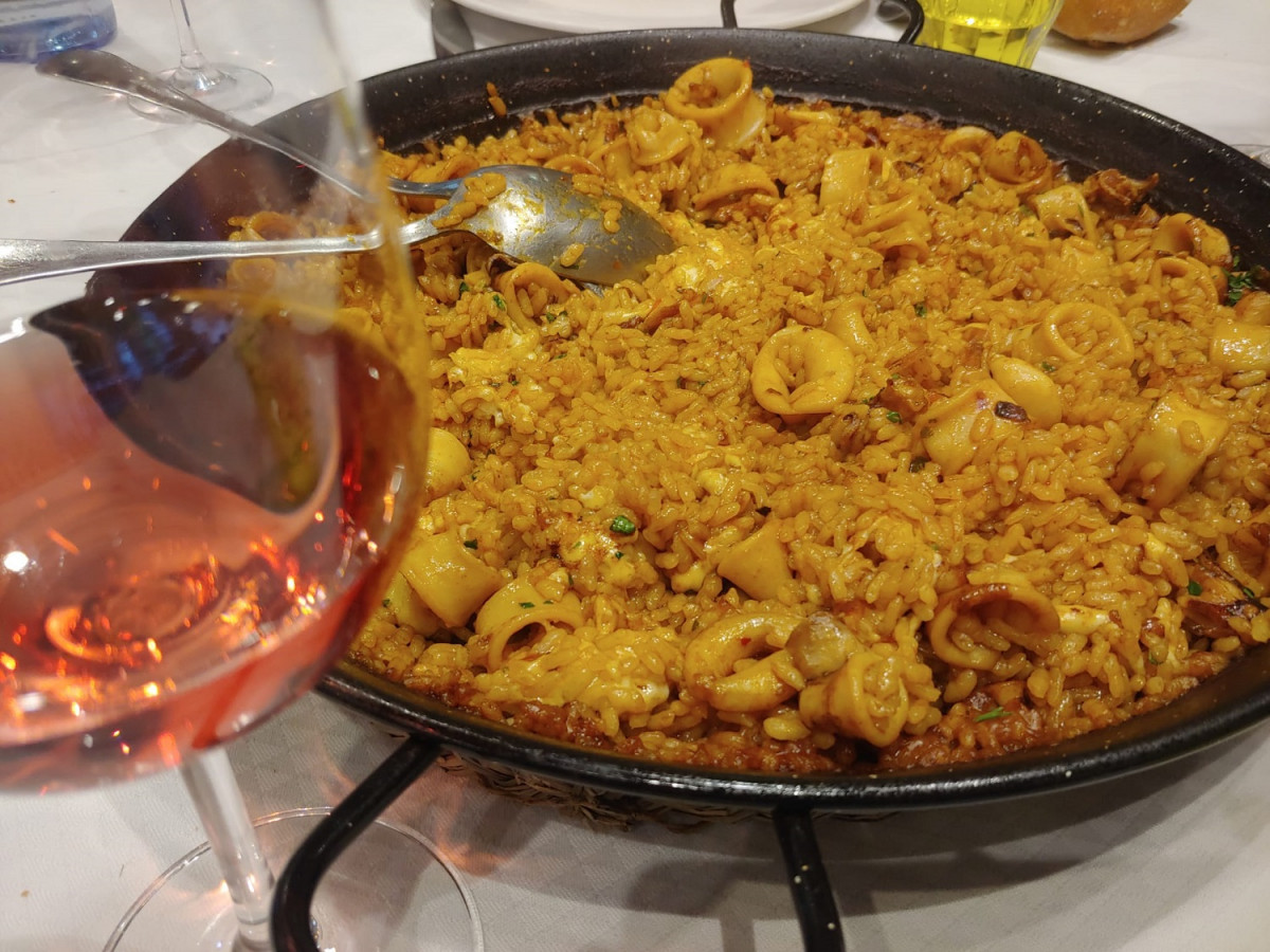 Arroz del señoret. Un plato muy solicitado en la Genuina