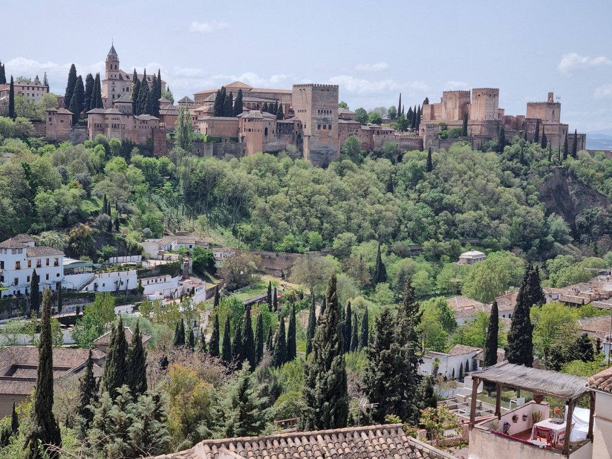 Granada, LA ALHAMBRA DESDE ALBAICIN