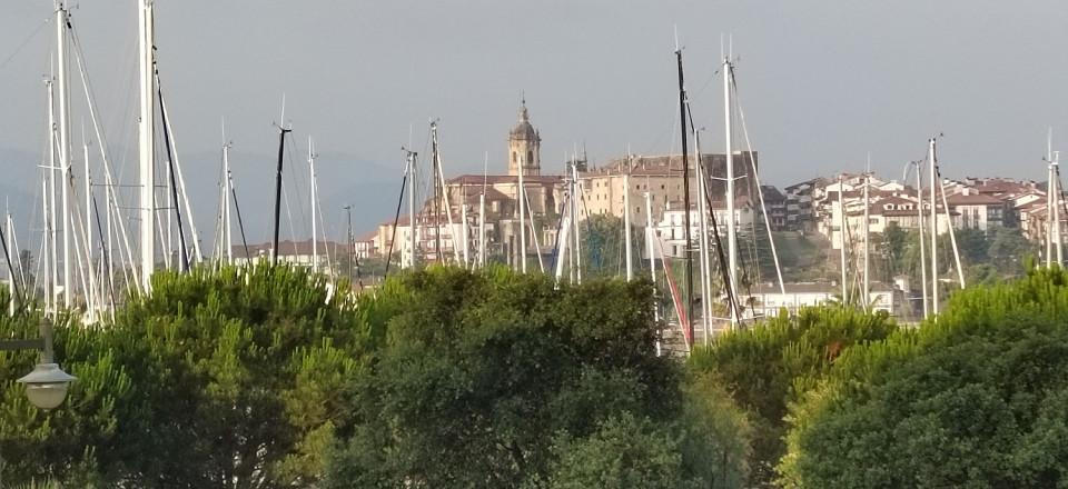 Vista desde Hendaya de Hondarribia