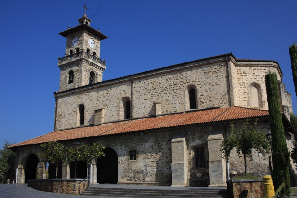 Iglesia de Santa María, en el centro de Amurrio