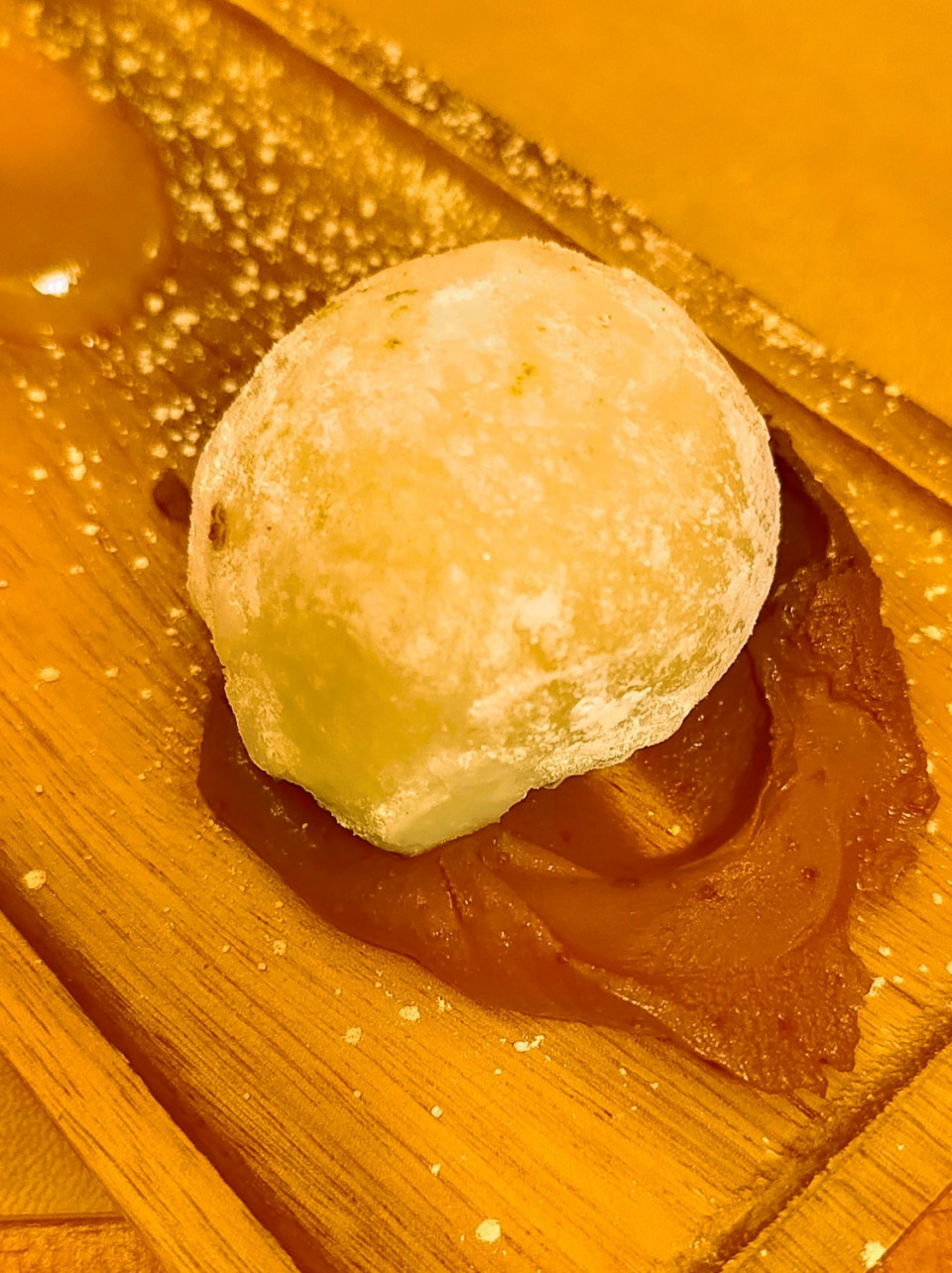 Postre de Mochi en Hasaku