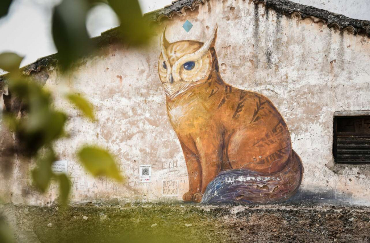 Villangomez es la localidad con mayor concentracion de murales por habitante