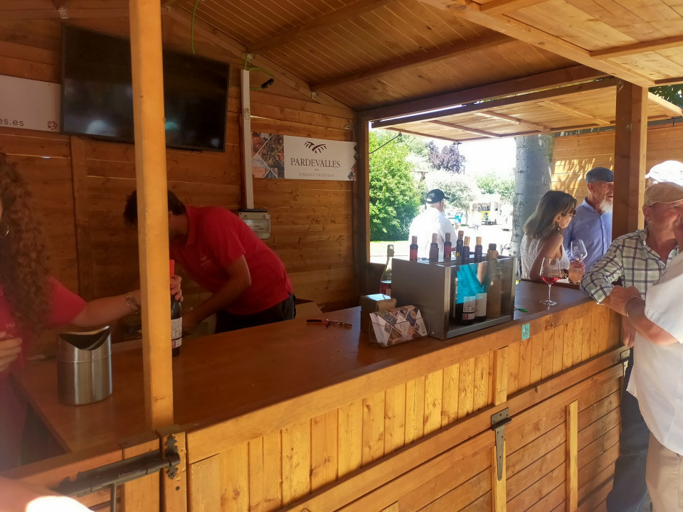 Stand de bodega Pardevalles de Valdevimbre