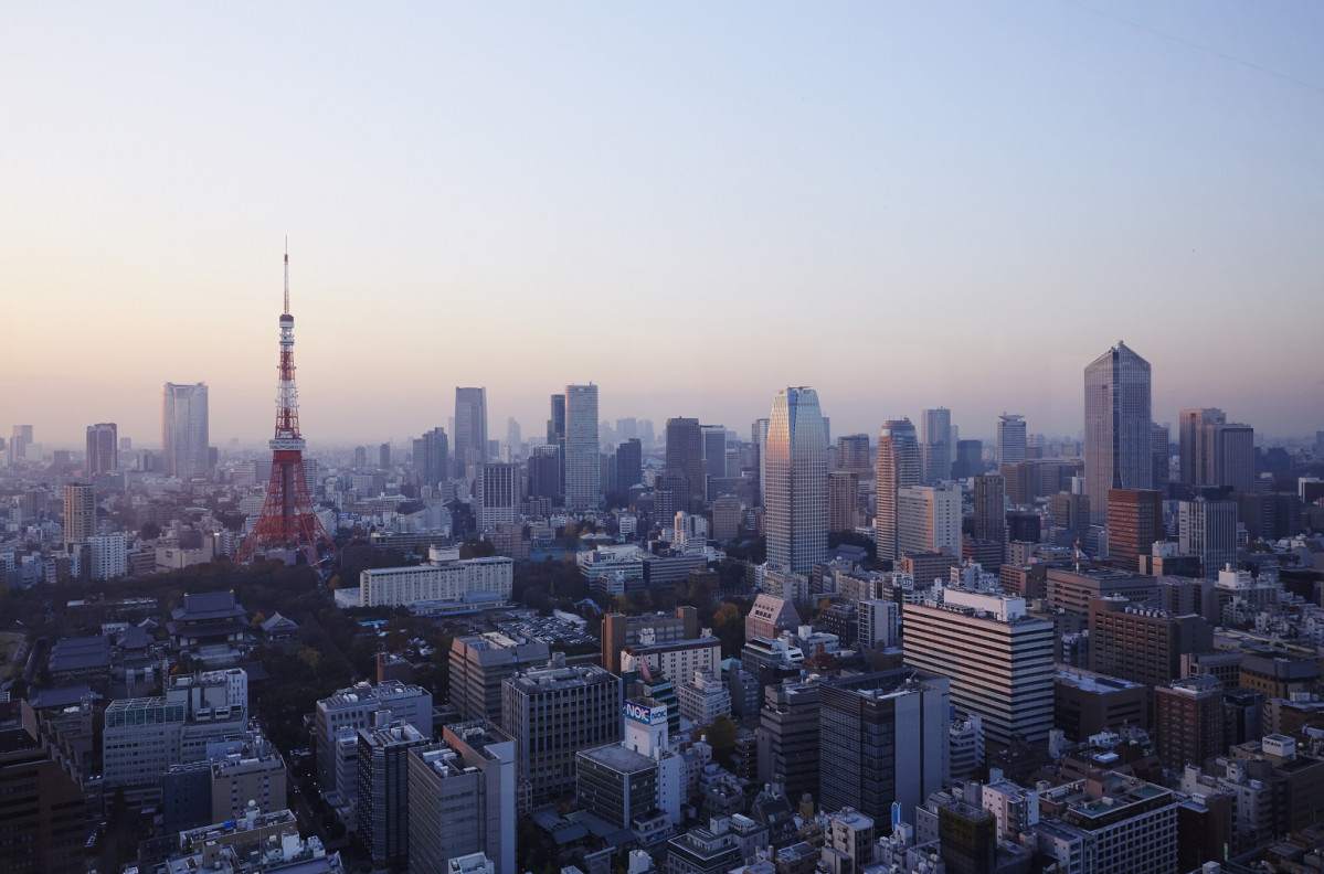 Vista Tokio con Torre de Tokio