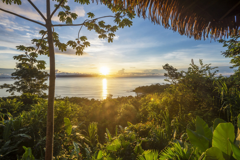 Atardecer en Laparios, Costa Rica