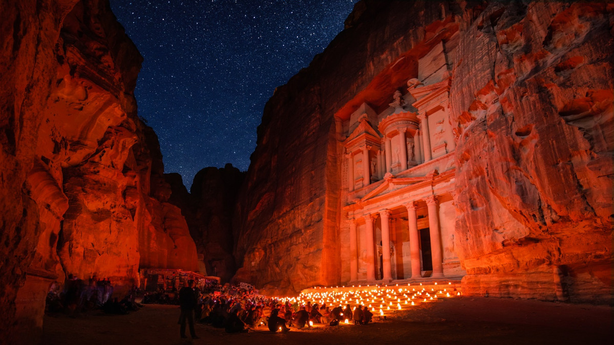 Petra   noche