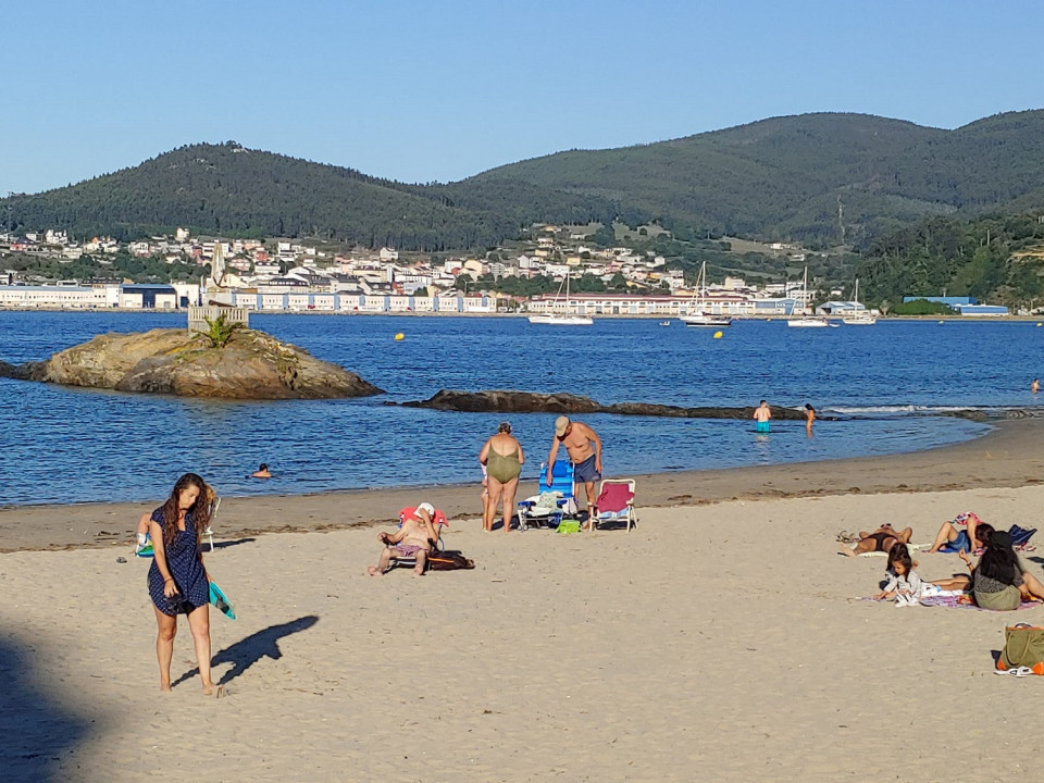 Playa de Covas, en Viveiro