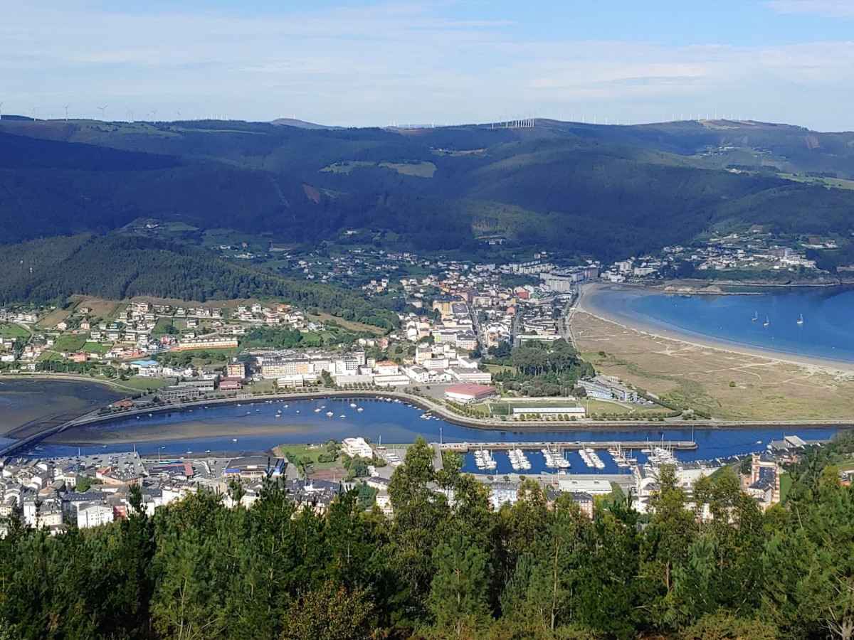 Panorámica de Viveiro, desde el Mirador de San Roque