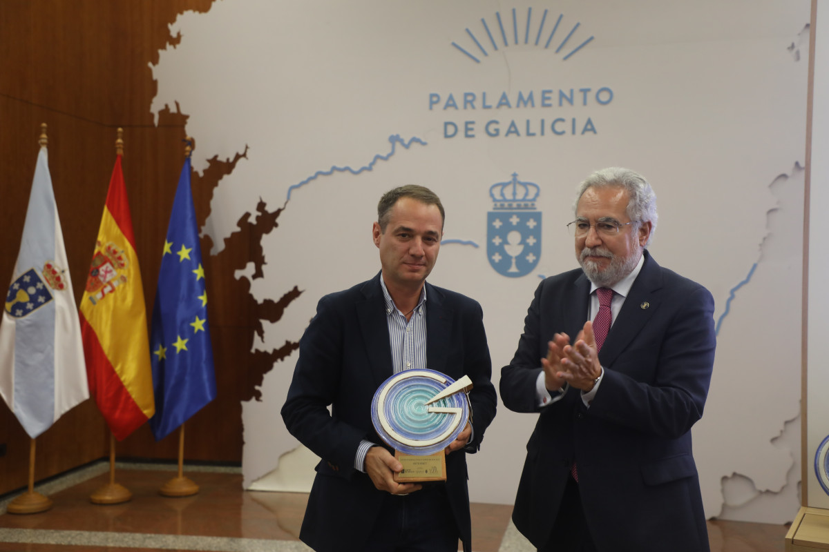 Don Juan Casares Gu00e1ndara, presidente do Consello Regulador Denominaciu00f3n de Orixe Ribeiro