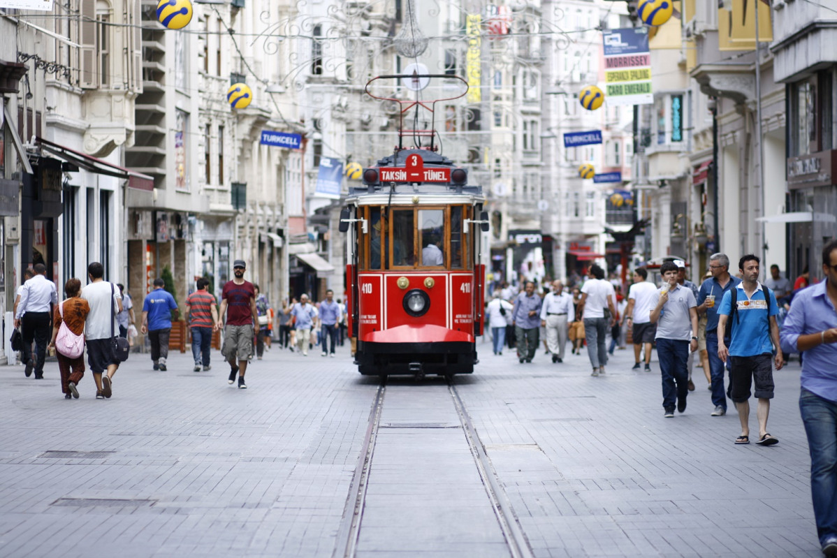 u0130stanbul Taksim u0130stiklal street tram 3888x2592px