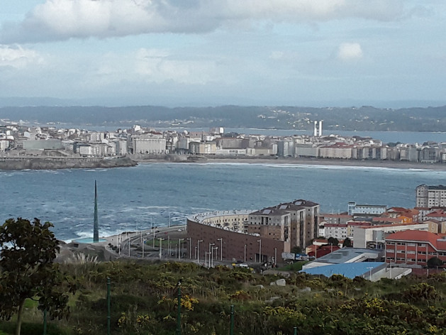 A Coruña, desde o Monte San Pedor, foto Antón Alonso