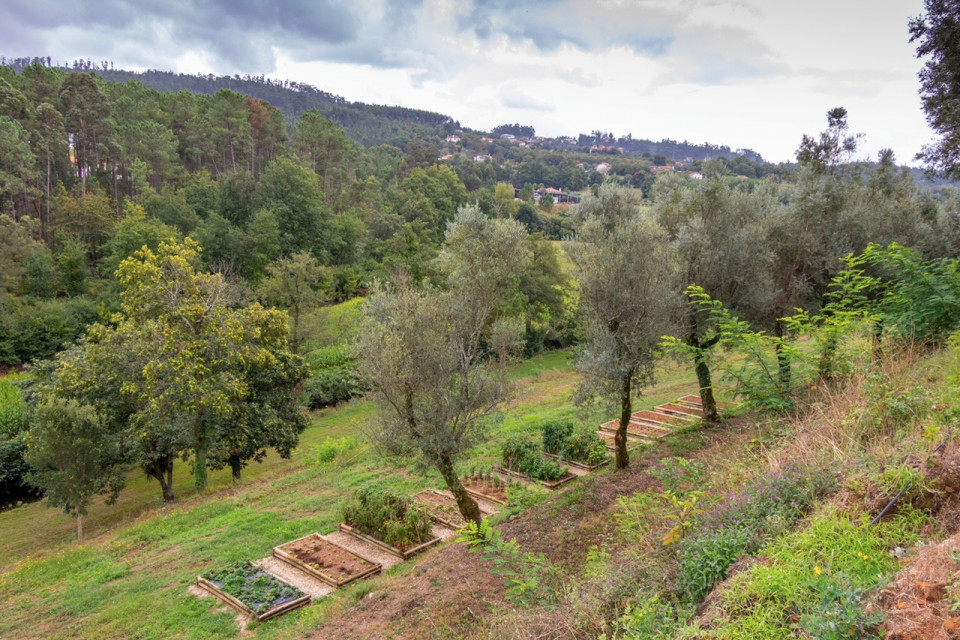 Paisaje que presenta la Huerta de Terra Rosa