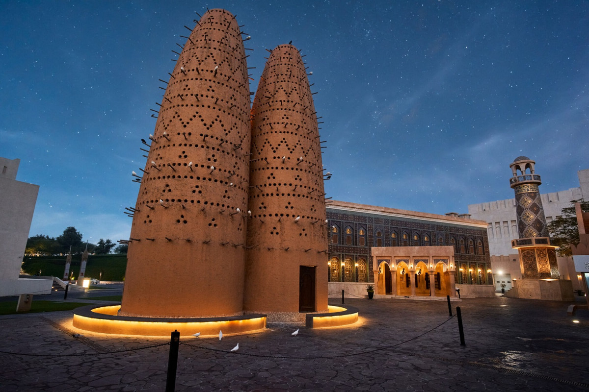 La mezquita principal en Katara Cultural Village