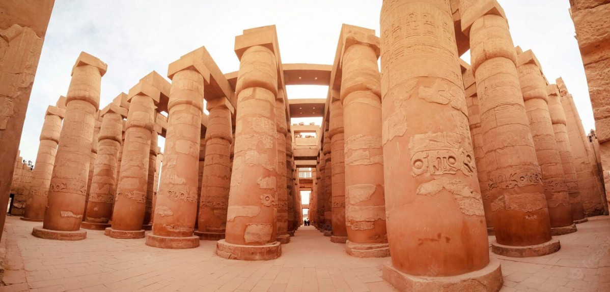 Gran sala hipostila templo karnak luxor egipto