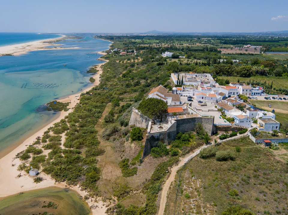 Cacela Velha, Vista aerea