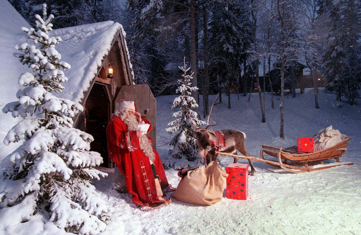 De visita a Santa Claus