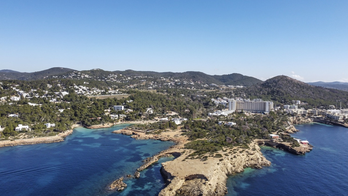 Sant Antoni desde el cielo