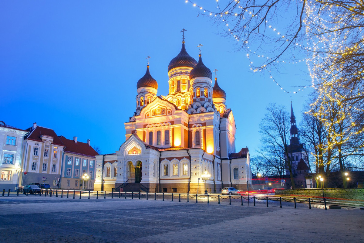 Tallin (Estonia), Catedral de Alejandro Nevsky