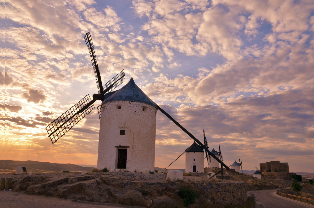 Molinos y castillo de Consuegra