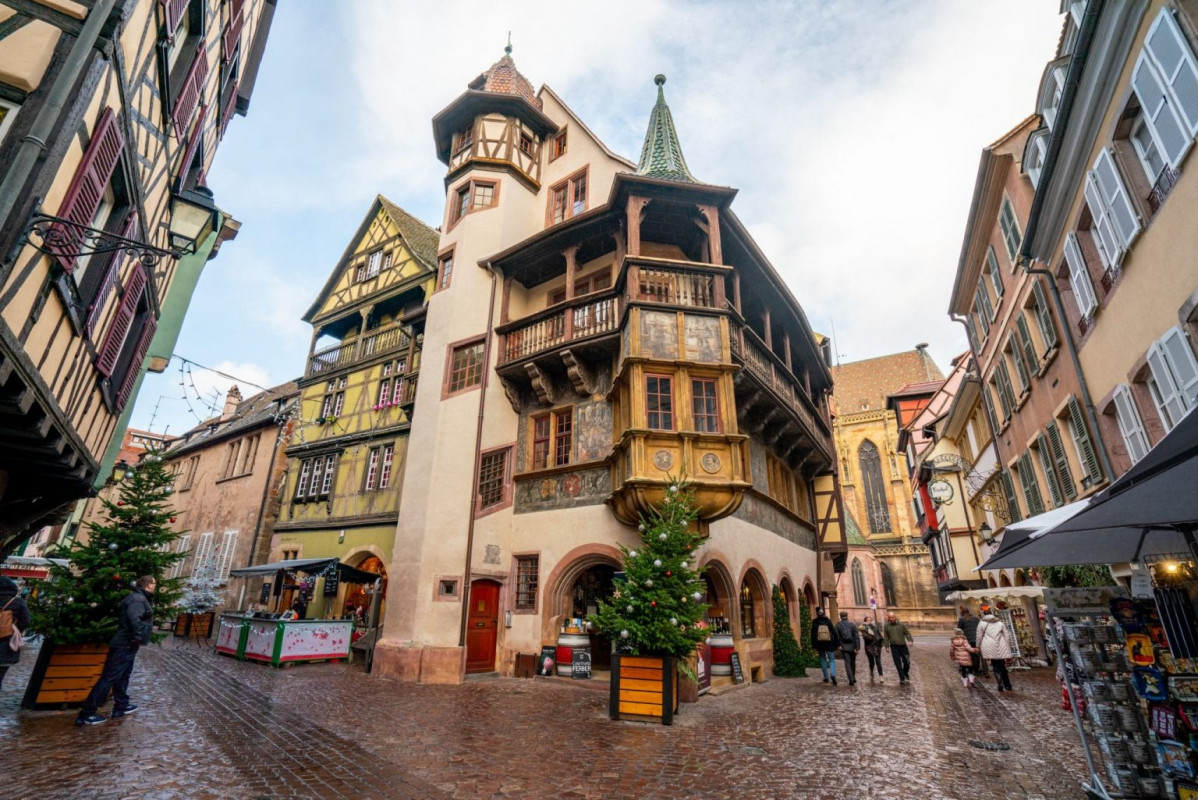 Colmar la Casa Pfister es uno de los mejores ejemplos de la arquitectura renacentista en Colmar