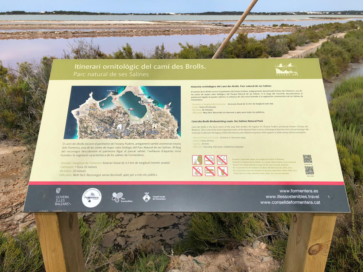 05 Formentera   Ruta Birding Panel Els Brolls