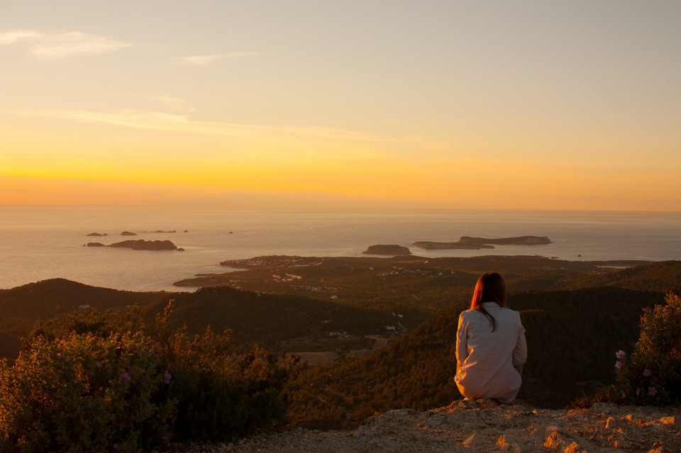 Ibiza, Atardecer en Sa Talaia