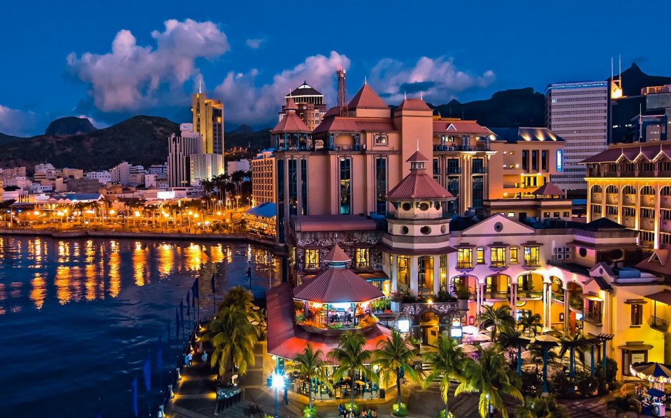 Mauritius, Port Louis, Vista nocturna
