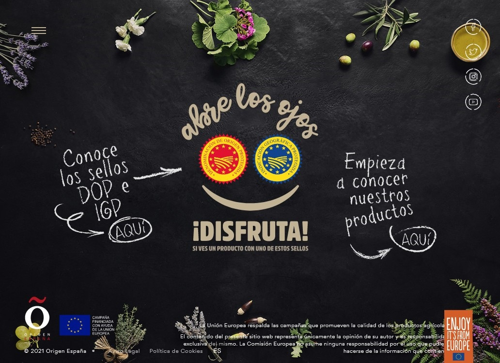 Abre los ojos y disfruta