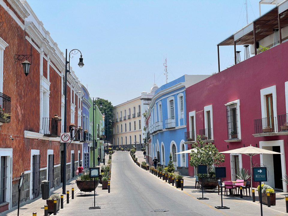 Puebla, calle del casco antiguo